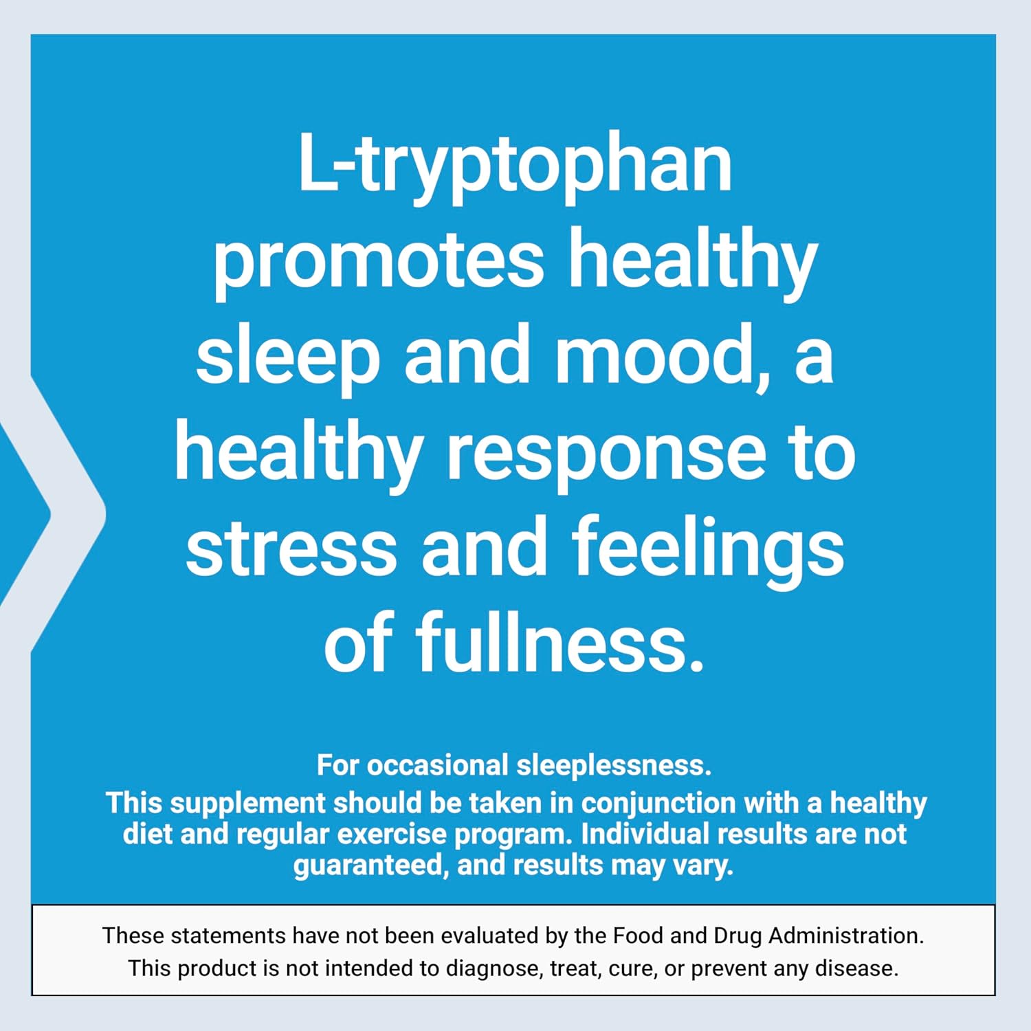 Life Extension L-Tryptophan, 500 mg, Encourages Healthy Serotonin Levels and Promotes Healthy Sleep, Mood, Stress Response & Satiety, Gluten-Free, Non-GMO, Vegetarian, 90 Capsules