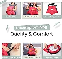 Vista 3 de MOYOAMA Juego de 2 almohadas para histerectomía - Incluye 1 paquete de gel para alivio relajante - Artículos imprescindibles para la recuperación