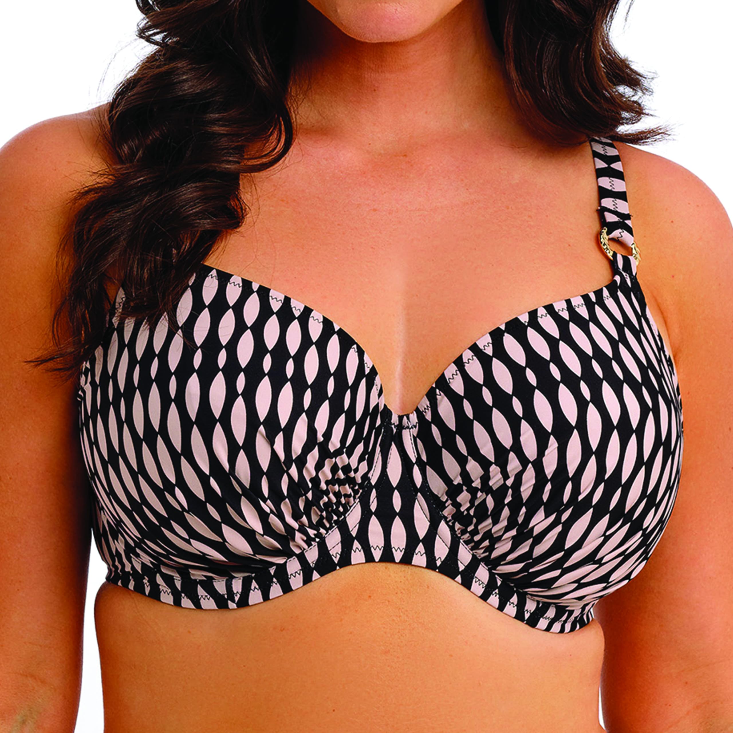 Haut de bikini Shell Bay à armatures froncées pour femme
