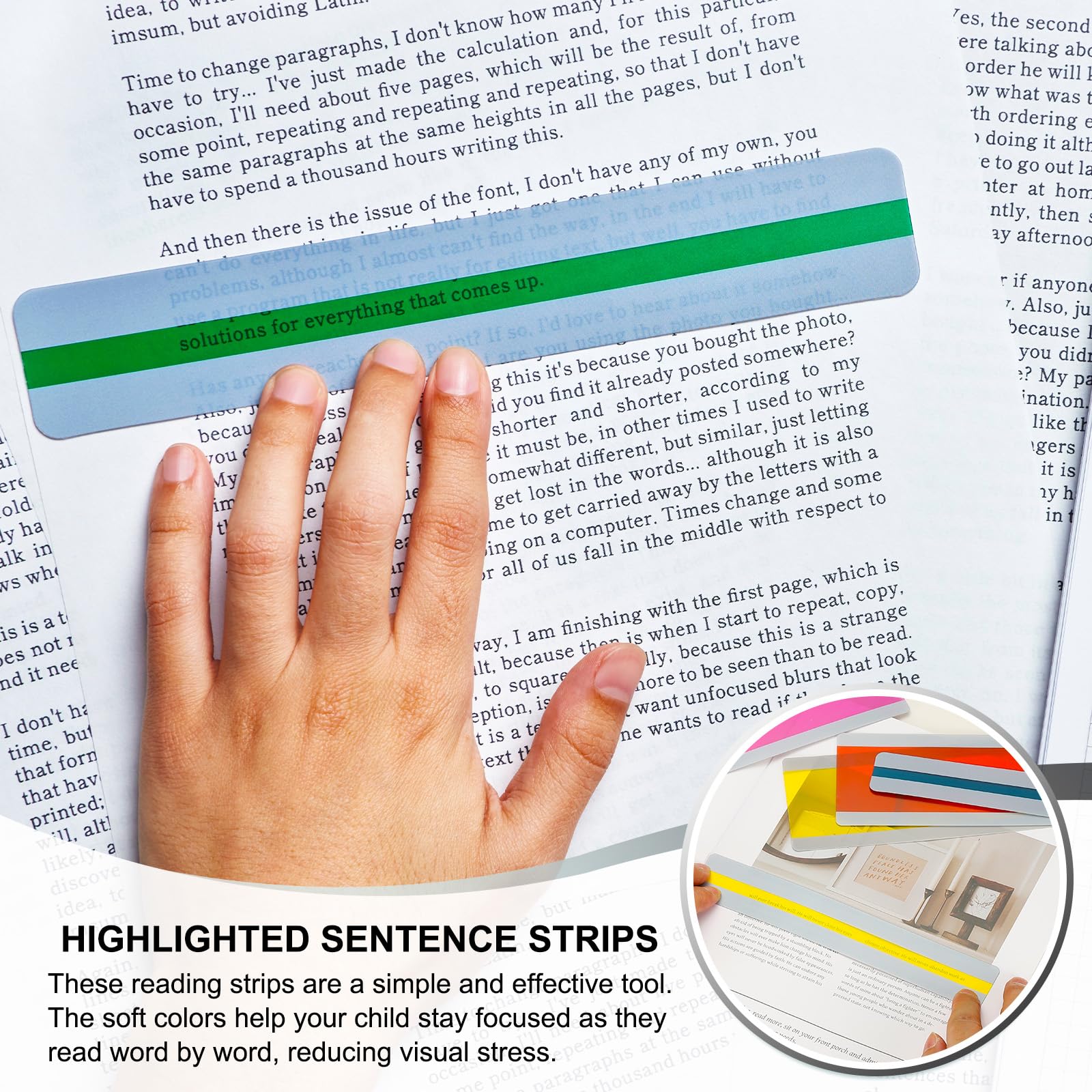 PATIKIL 16 Pcs Dyslexia Reading Tools - Image 3