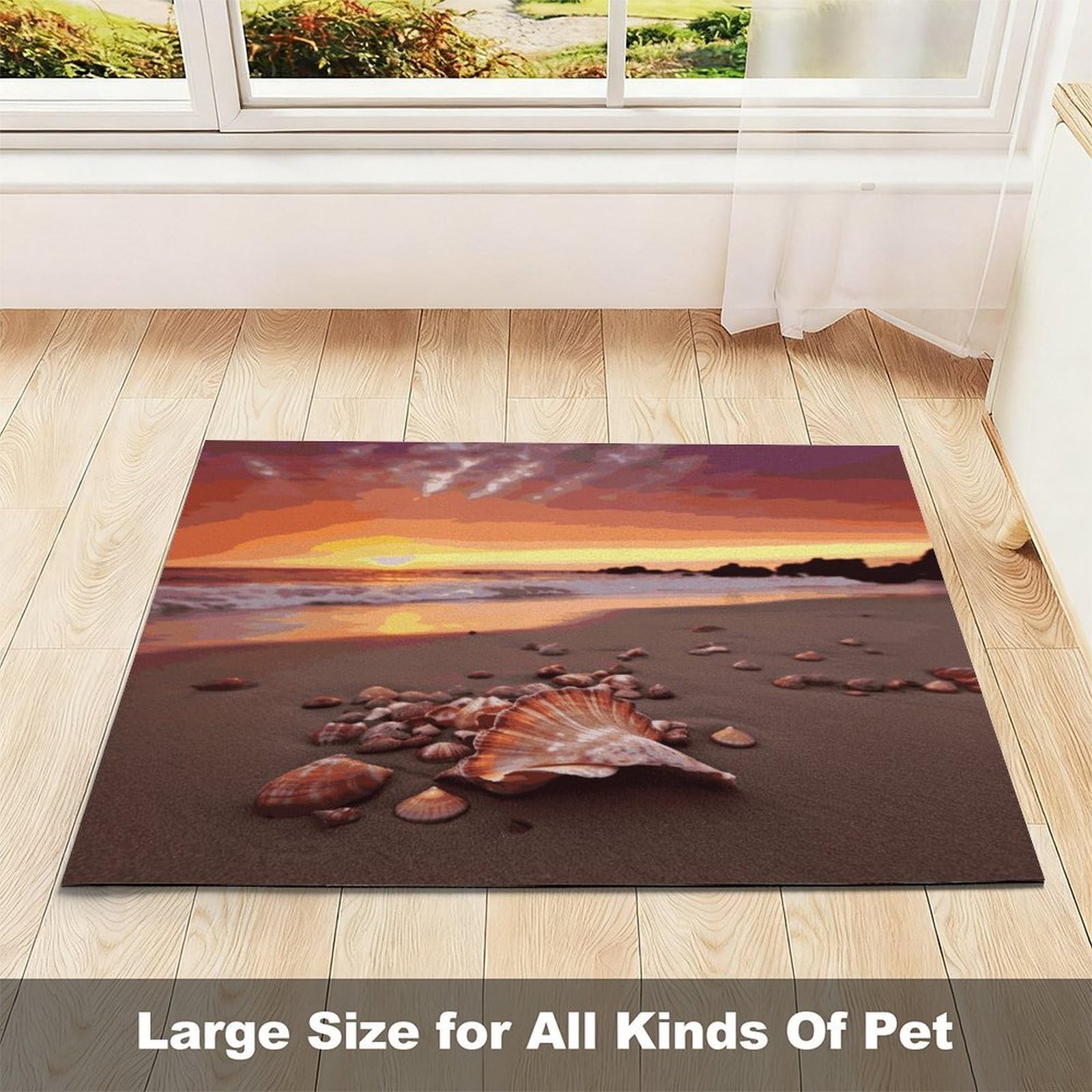 Tapis de nourriture pour chat et chat - Tapis d'alimentation antidérapant - Facile à nettoyer pour la nourriture et l'eau - 61 x 81,3 cm