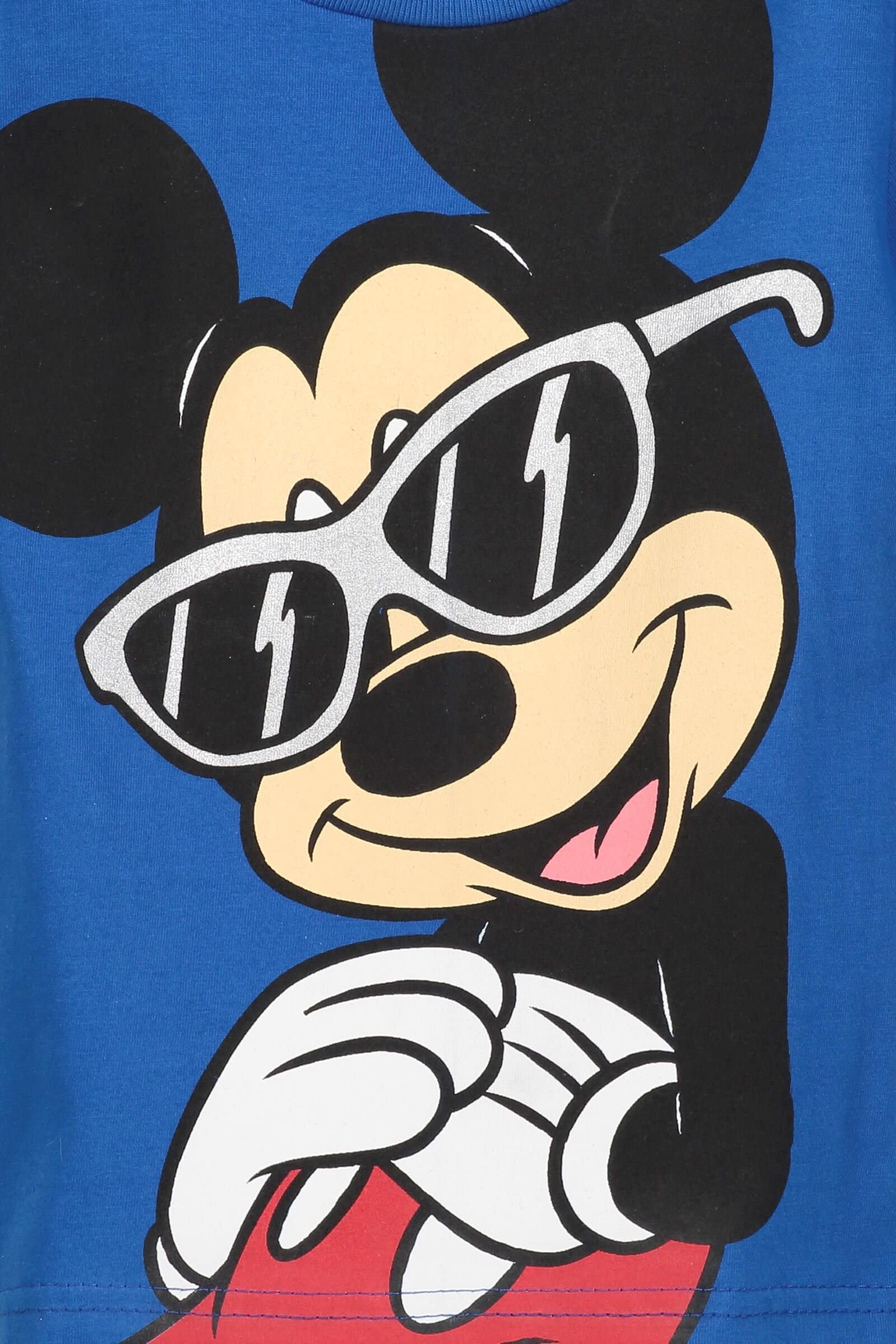 Disney T-shirt i szorty Myszka Miki zestaw strojów dla niemowląt do dużych rozmiarów dziecięcych (12 miesięcy - 12)