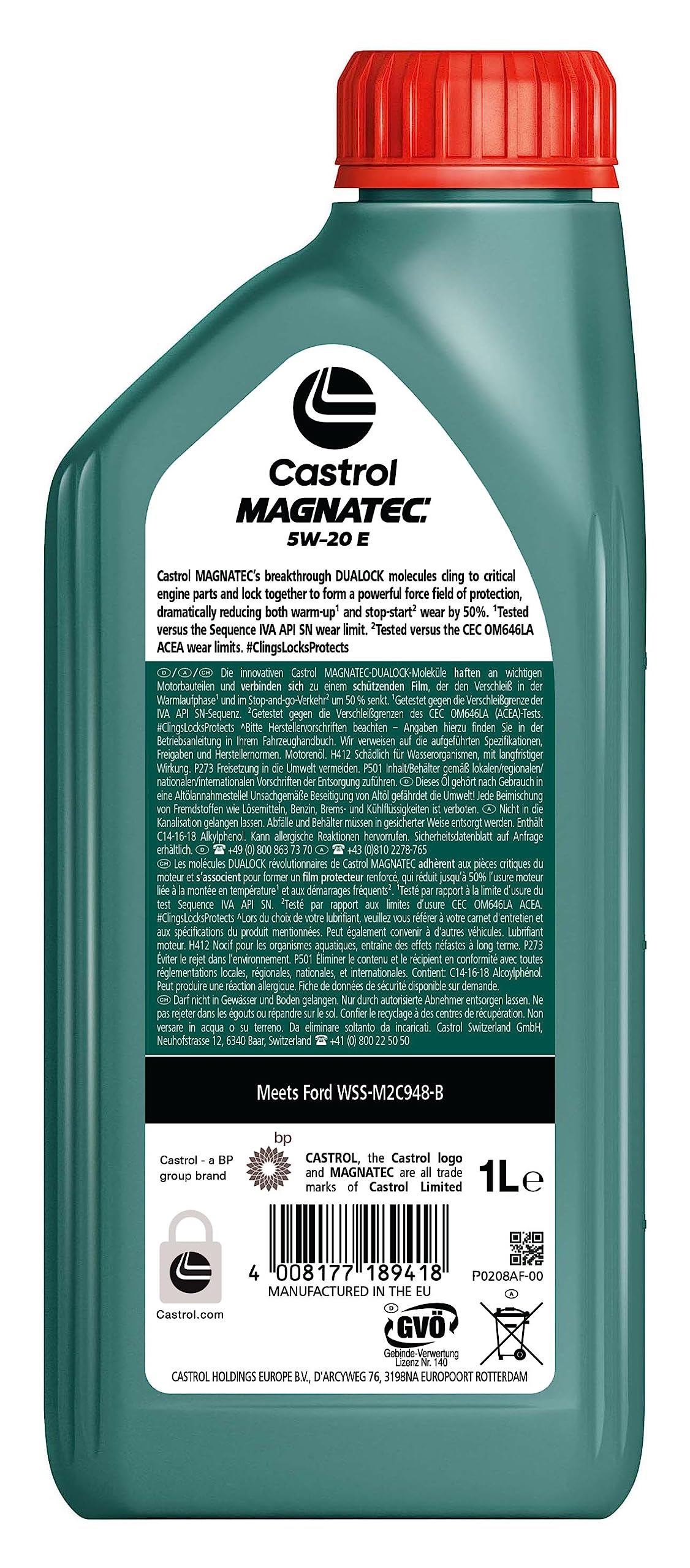 Castrol MAGNATEC 5W-20 E Motoröl, 1L – Ansicht 4