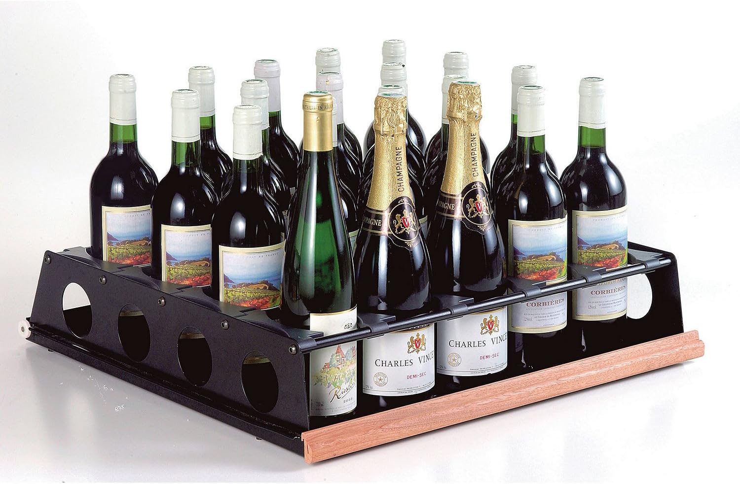 Rolling Tasting Shelf - Performance & Comfort Series - Sapele