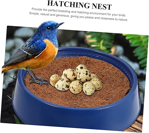 Miniatura 2 de Cabilock 1 juego de paloma de plástico para eclosionar paloma tejido Nido Bowl para cajas de anidación