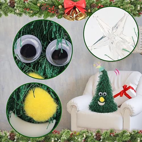 Miniatura 4 de Hopearl Árbol de Navidad que canta bailando, estrella centelleante, Rockin, juguete animado interactivo eléctrico de peluche, regalo para niños