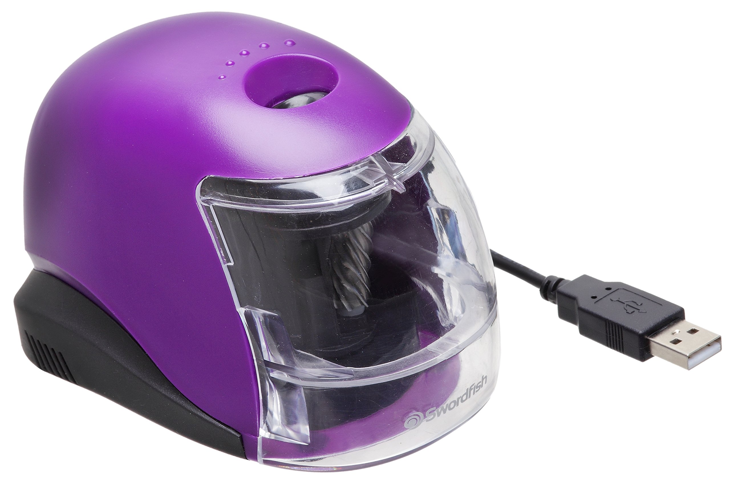 Swordfish ‘MiniPro’ Dual Power Pencil Sharpener with Helical Blade and Auto On/Off Function [40245]