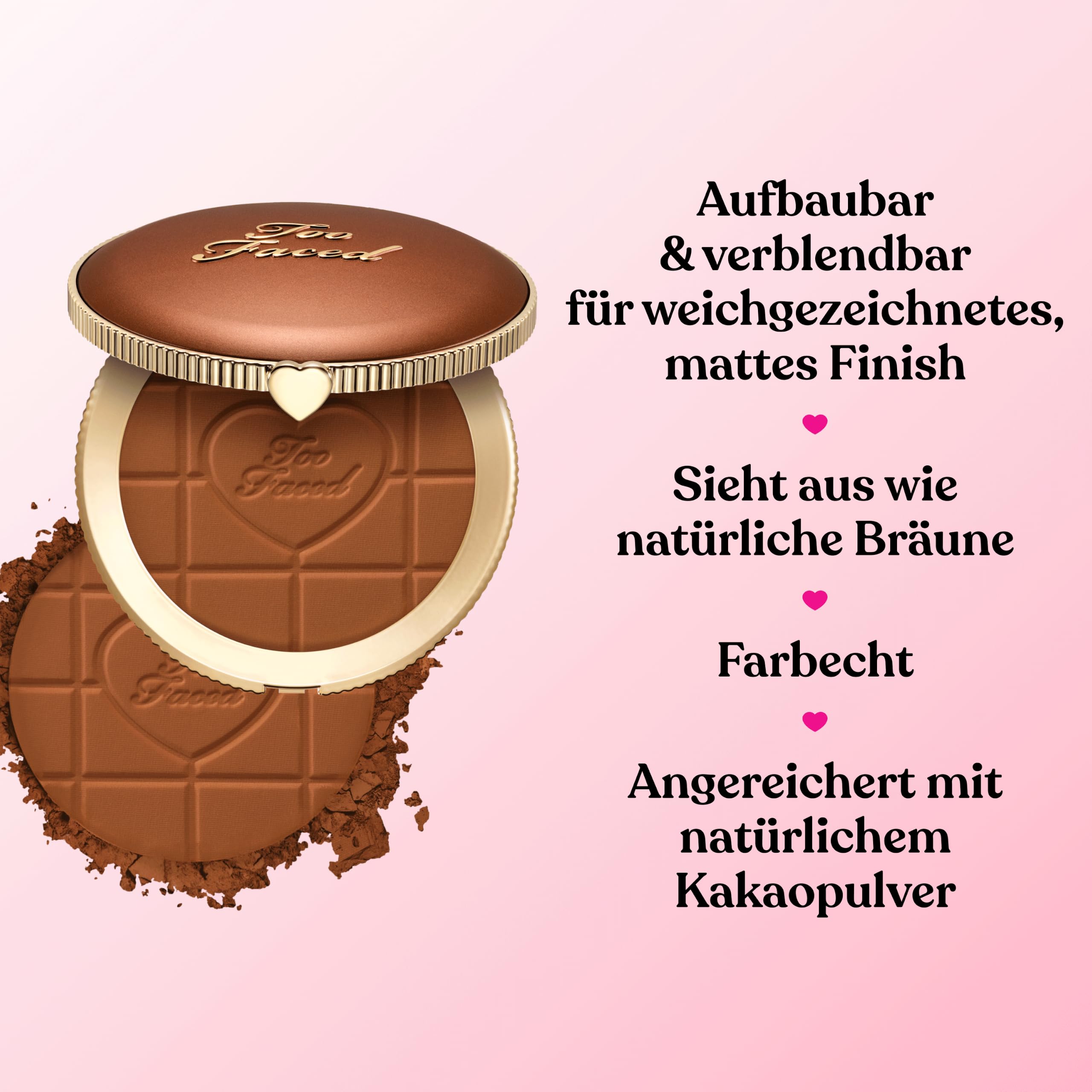 Too Faced Chocolate Soleil Matte Blurring Bronzer | Mattierender Puder-Bronzer
