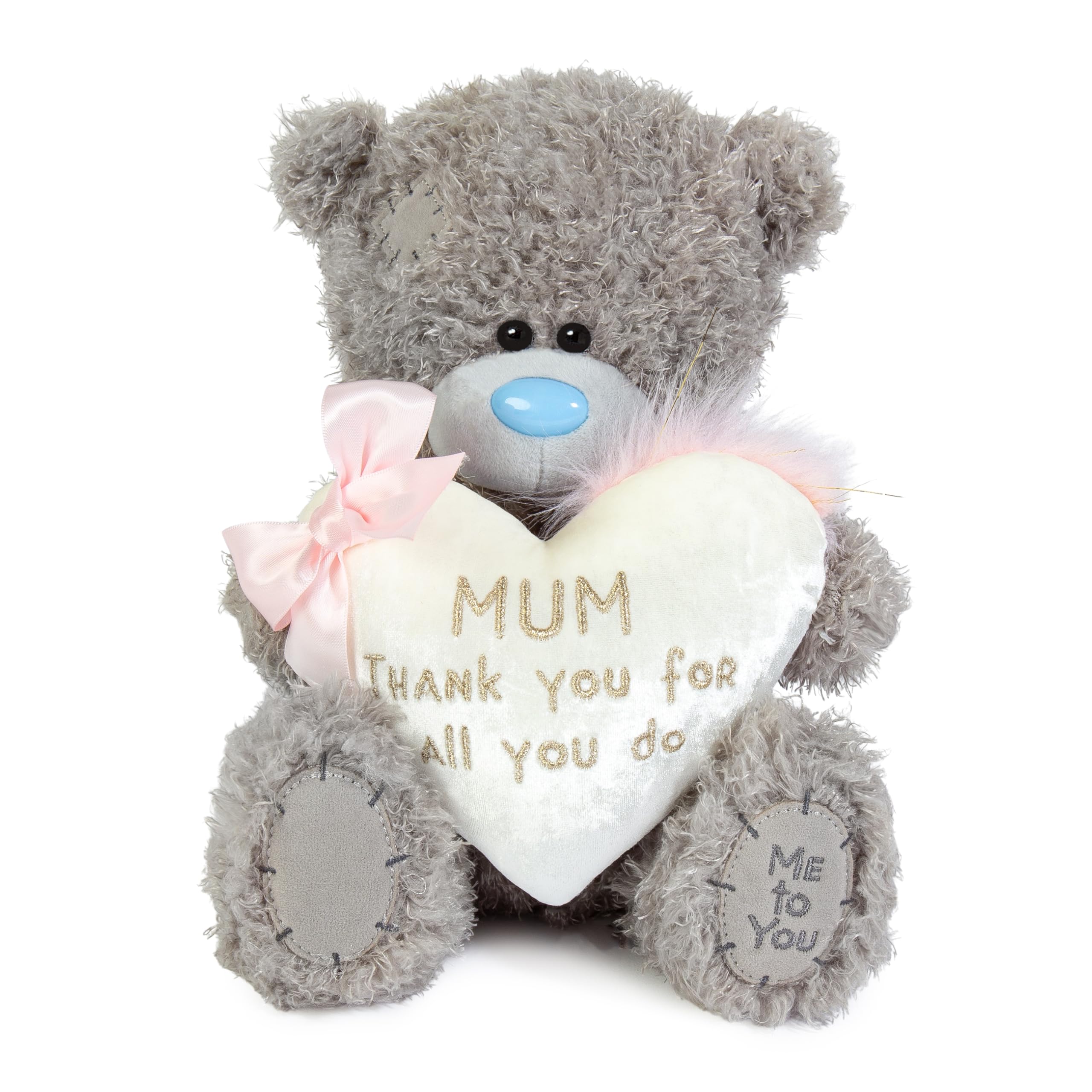 Me to You Tatty Teddy 'Thank You Mum' 21cm Cuddly Plush Bear - Official Collection