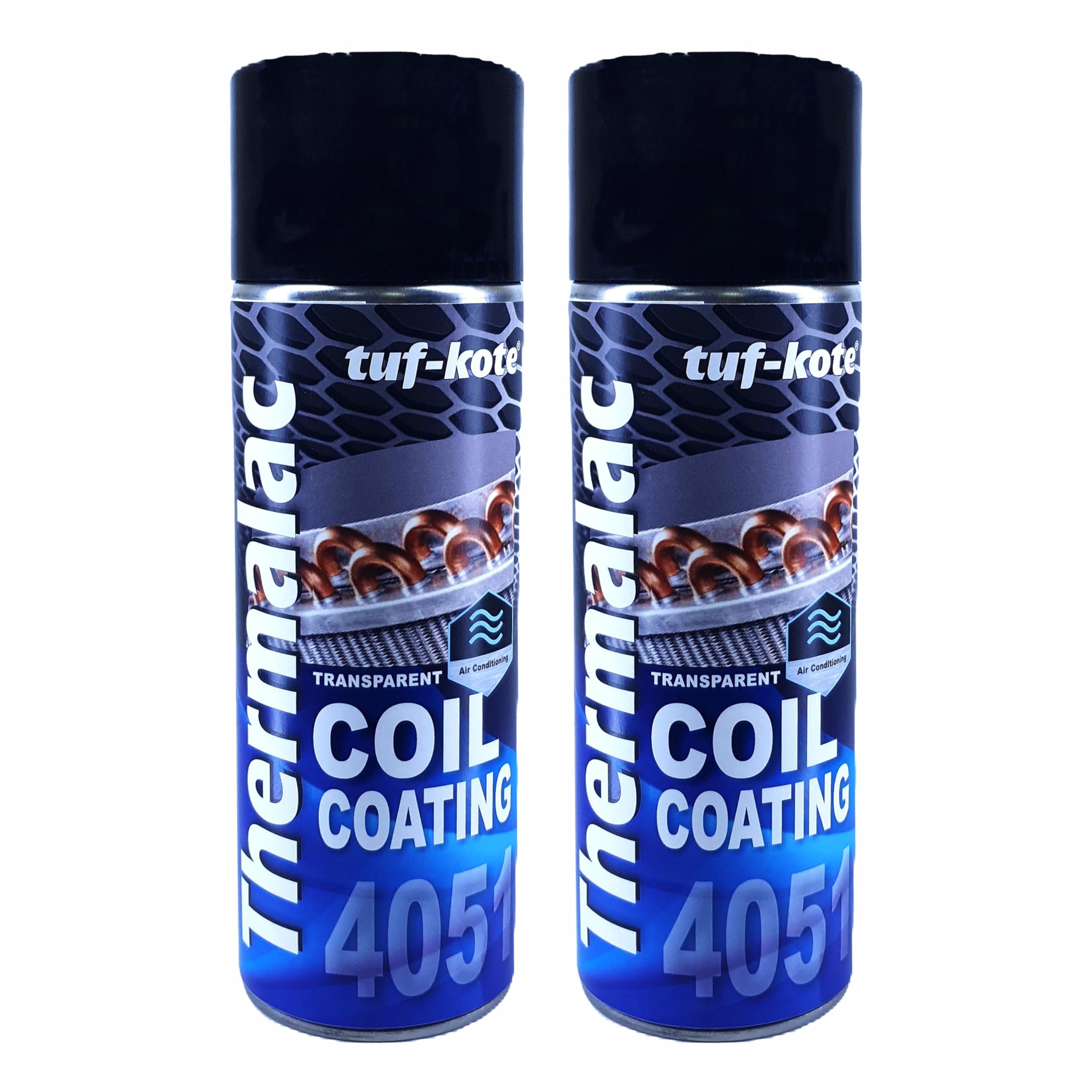 tuf-kote® 4051 Thermolac Clear Transparent AC Coil Protector Coating - Aerosol Spray 500ml [Pack of 2]