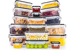 36 Pcs Airtight Food Storage Containers Set