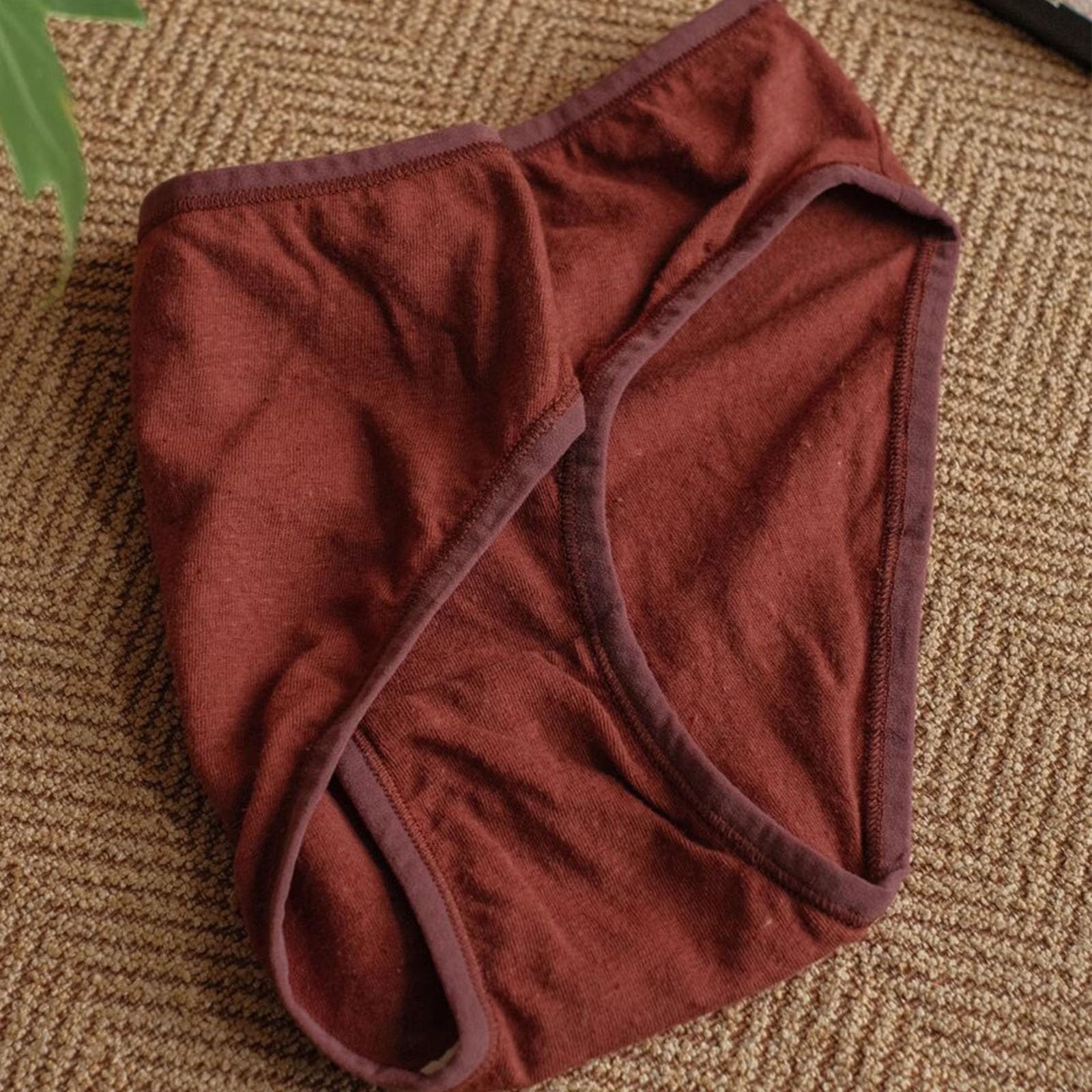 Confezione Da 1/2/3 Capi Di Biancheria Intima Da Donna In Cotone E Lino Con Tintura Vegetale Slip A Vita Media Freschi Slip Da Viaggio Per Tutti I Giorni