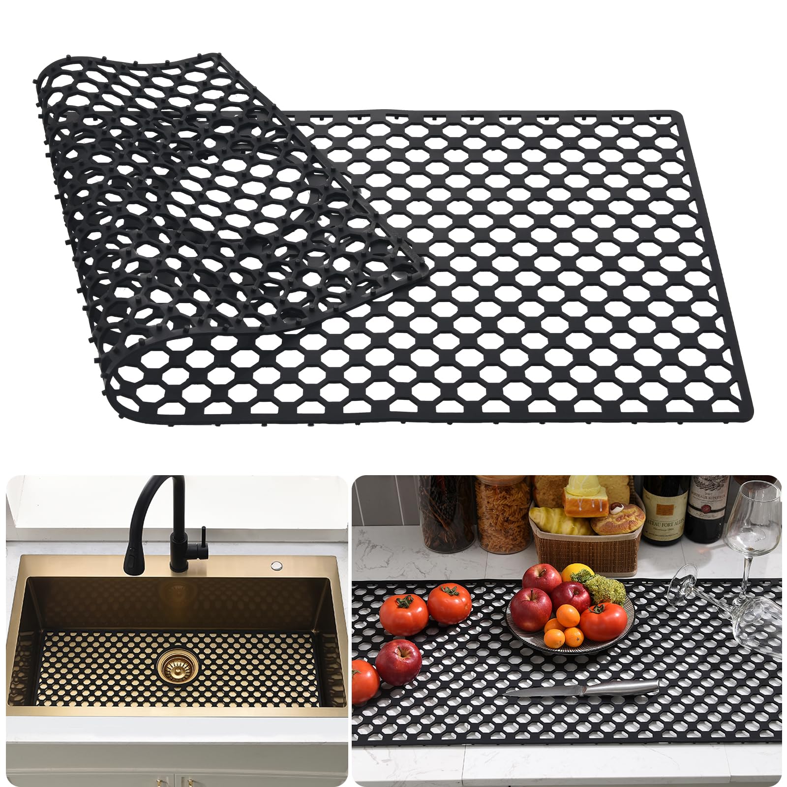 Tapete de silicona para fregadero: protege tu cocina de acero inoxidable con estilo