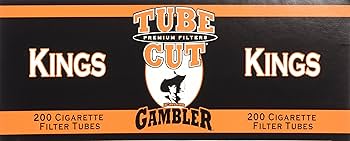 Amazon.com: Gambler Tube Cut Regular King Size RYO Cigarette