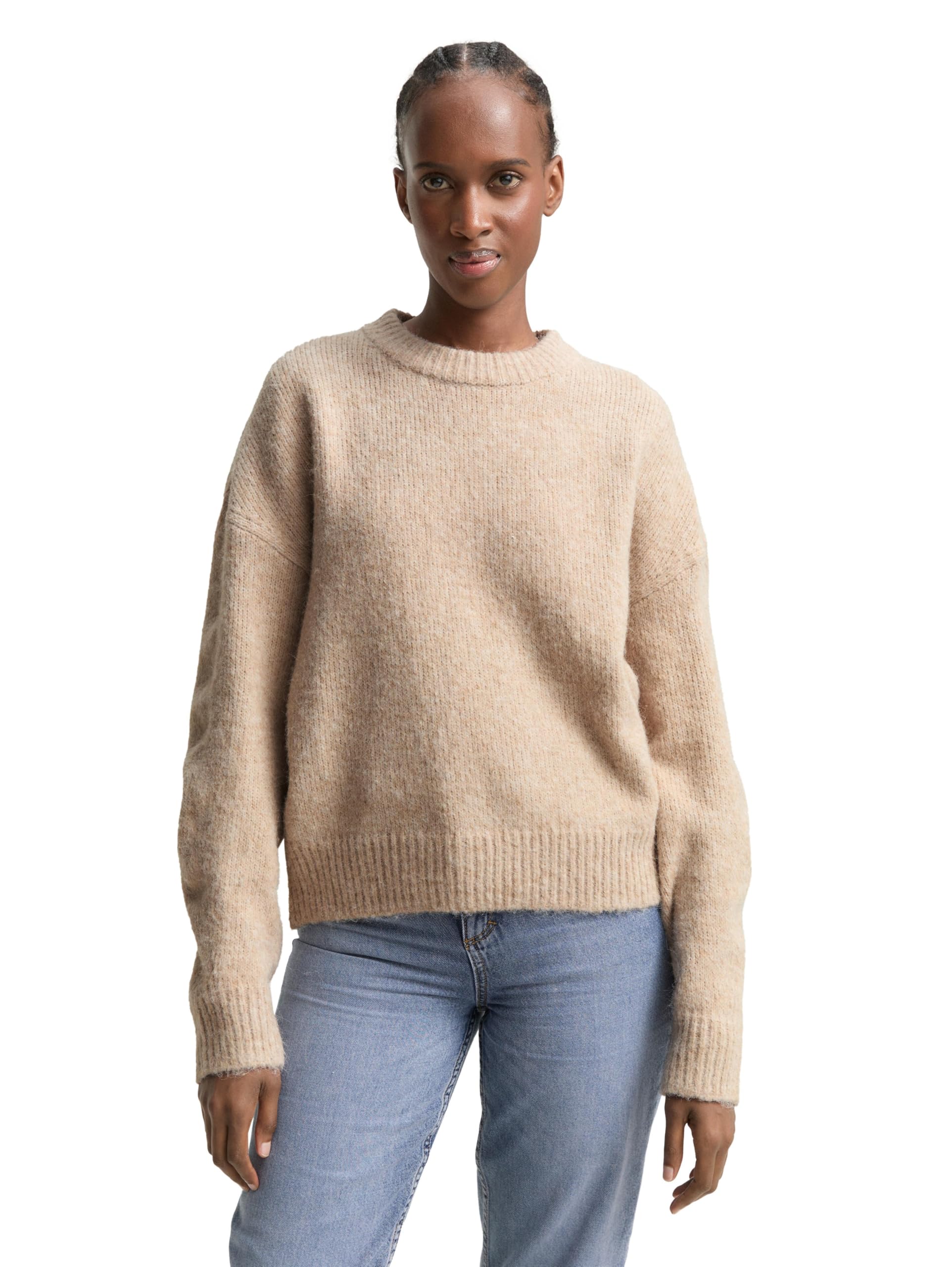 TOM TAILOR Denim Damen 1049069 Oversize Strickpullover