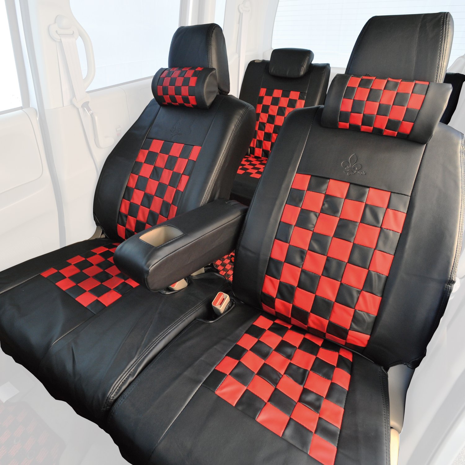 Amazon | Z-style キューブ Z11系 専用 シートカバー レッドマスク