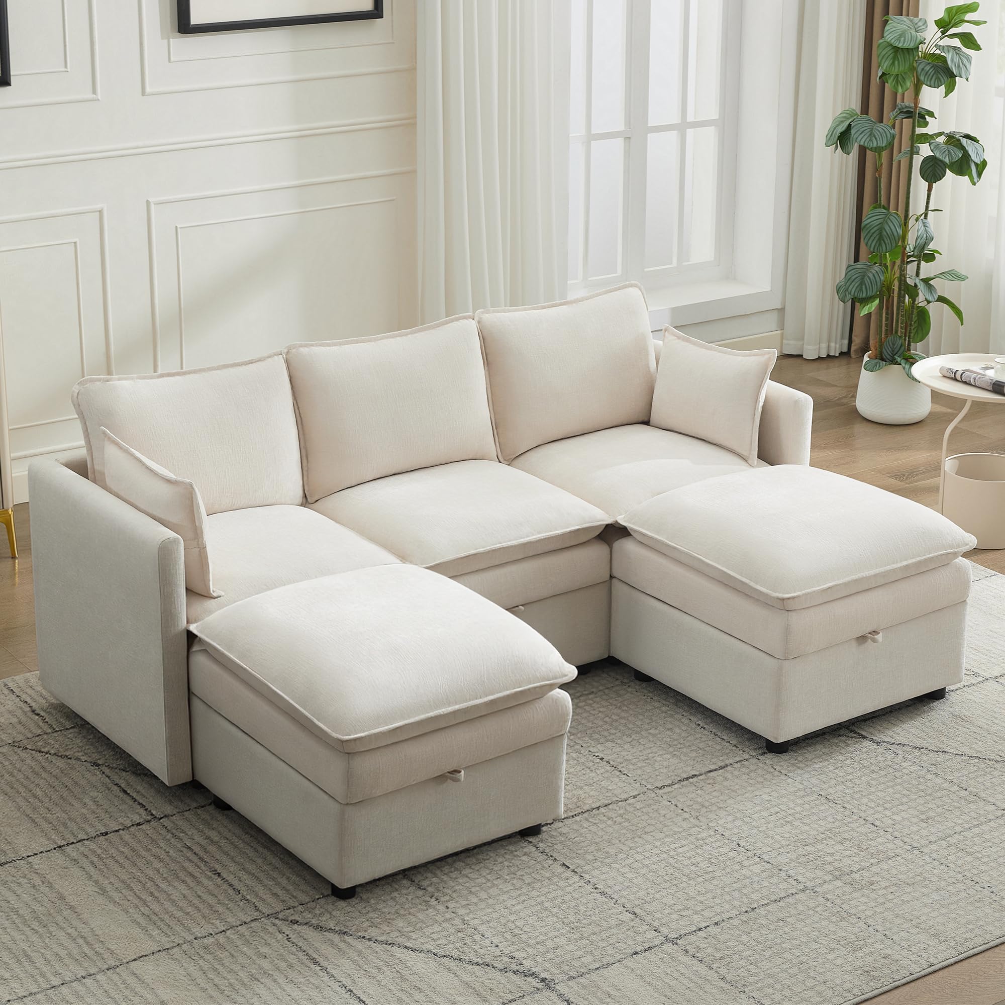 Abbrevi 80 inch Cloud Modular Sofa
