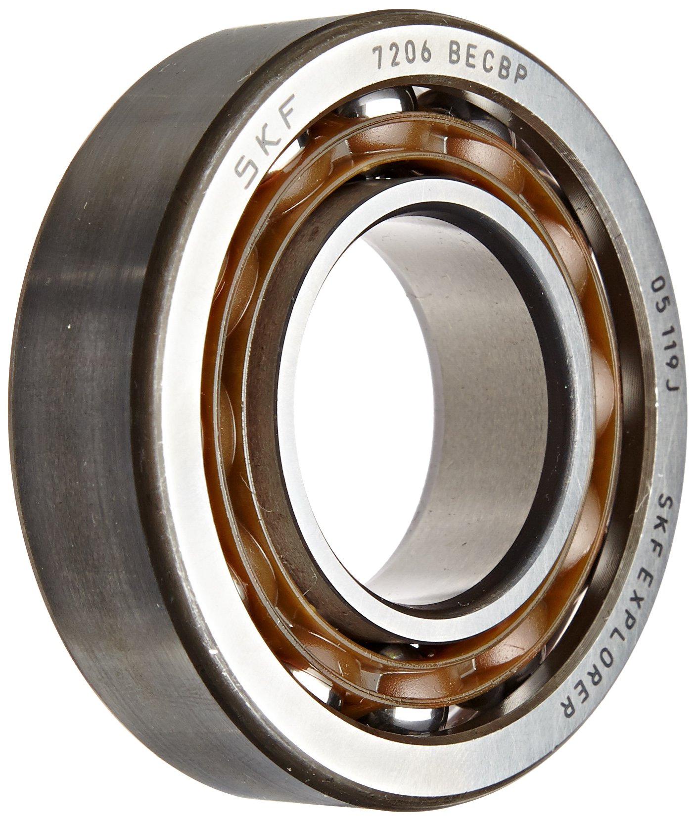 SKF 7206 BECBP - Rodamiento de bolas radial de contacto angular, acero