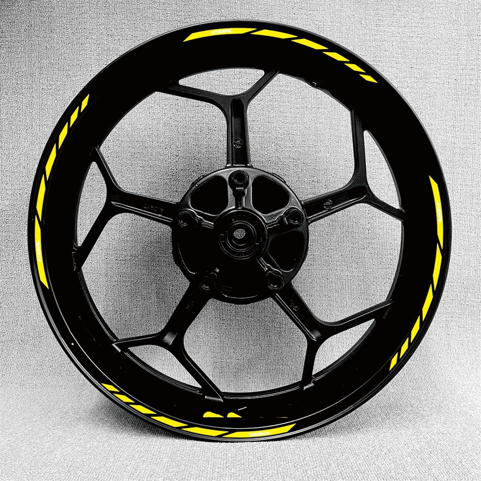 Motorcycle Wheel Hub Decal for HRC CBR1000RR CBR600RR CBR500R CBR300R CBR250R CBR 650R Rim Sticker Decorative(Color5)
