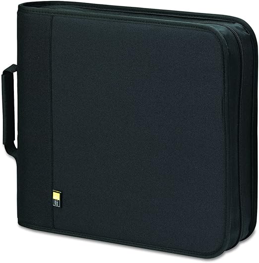 Case Logic BNB208 CD/DVD Prosleeve Nylon Binder, Capacity 208 (Black
