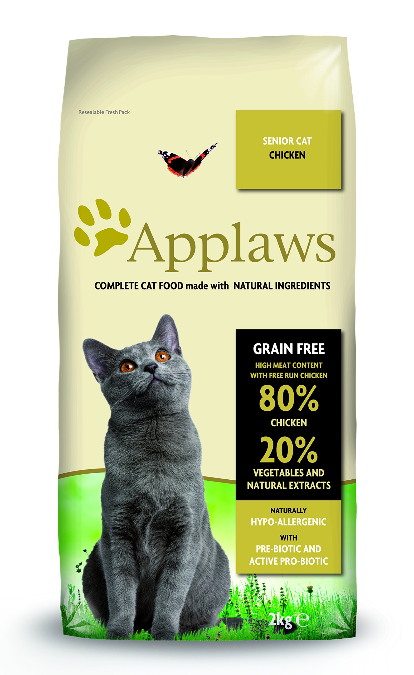 Applaws Dry Cat Food Senior, 2kg
