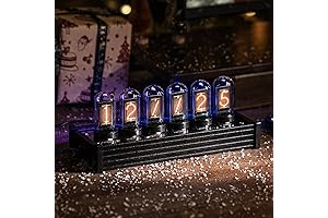 Vintage Nixie Tube Clock: A Cyberpunk Masterpiece for Modern Decor