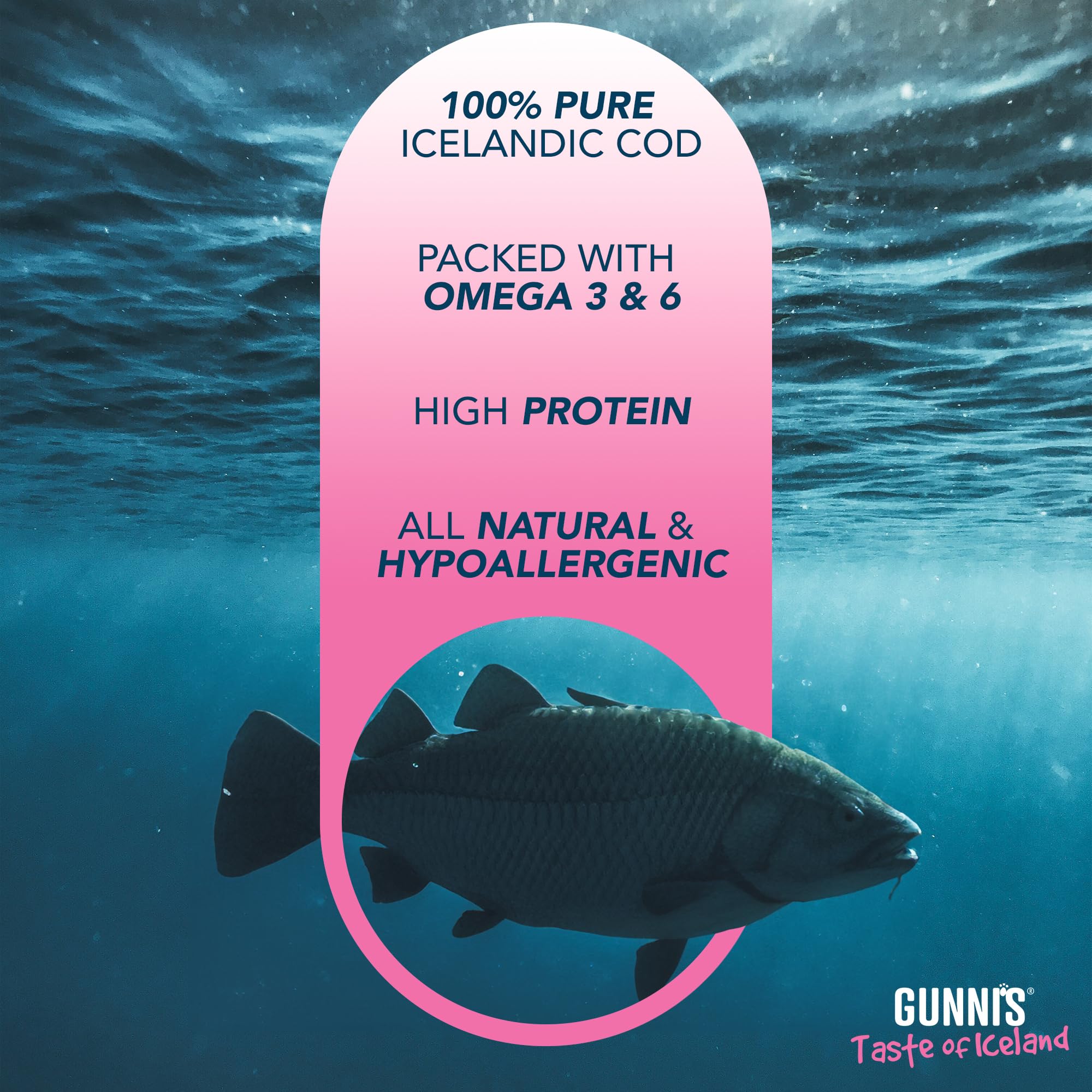 Gunni’s Cod Chewy Sticks, 3 count (Pack of 1) - Image 2