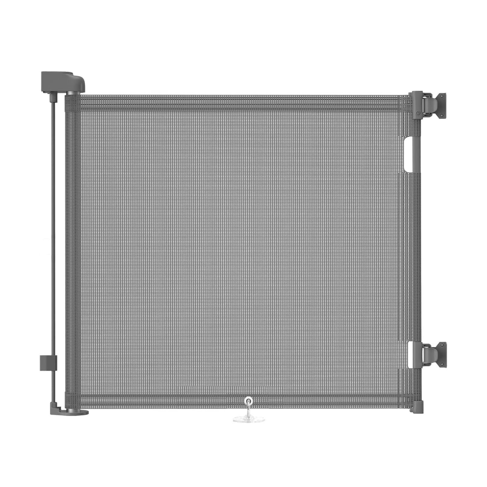 Puerta Seguridad Bebé Extensibles, Barrera Seguridad Nños y Perros, 0-150 cm Retráctil Vallas para Escaleras y Pasillos, Interiores y Exteriores