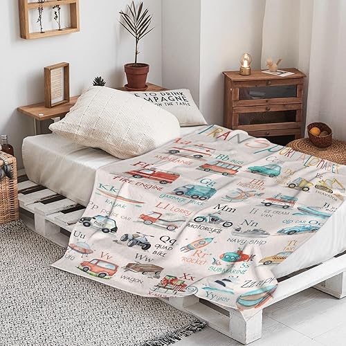 Vista 107 de Manta de construcción para regalo, manta de franela ultra suave y acogedora, manta de forro polar ligera y mullida, manta de felpa cálida para sofá