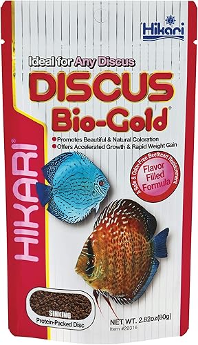 Hikari Tropical Discus Bio-Gold Fish Food, 2.82 oz (80g)
