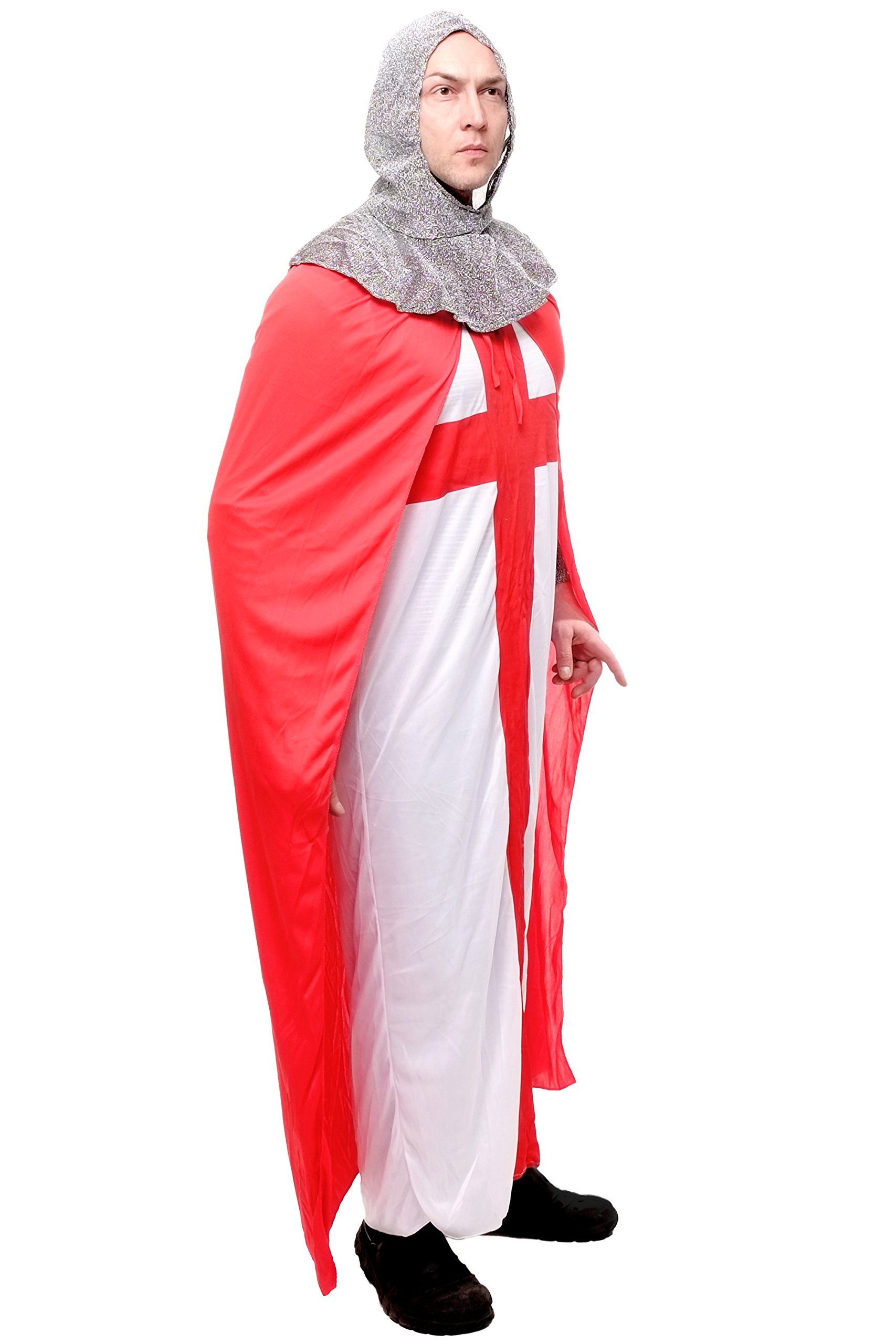 Costume Da Cavaliere Medievale Marrone Per Uomo - Foto 2