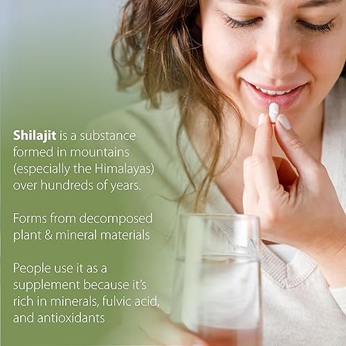 Miniatura 5 de Shilajit - Suplementos herbales Shilajit para hombres, Shilajit para mujeres, cápsulas de shilajit del Himalaya, shilajit natural, paquete de 2, 240