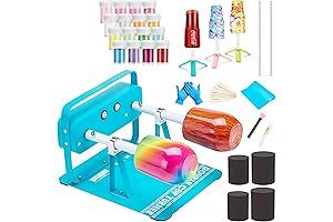 Double Cup Turner for Crafts Tumbler, Professional Silent Tumbler Spinner