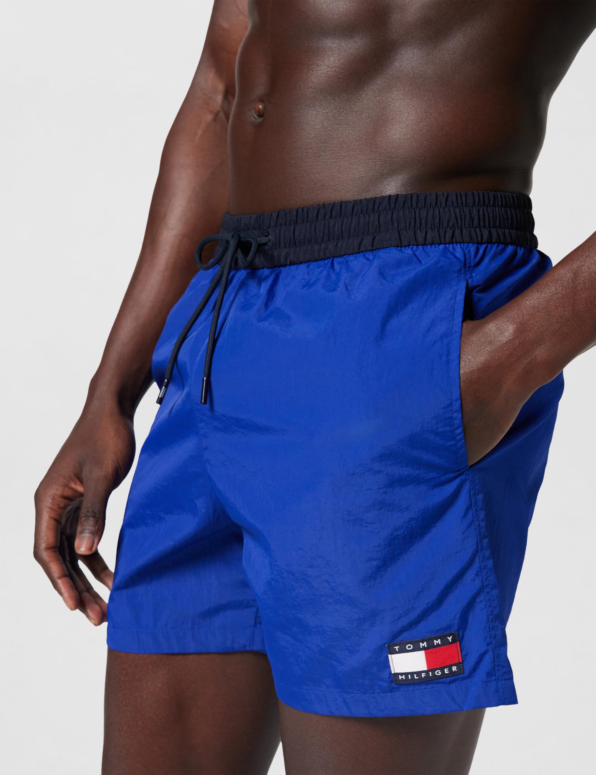 Tommy Hilfiger Herren Badehose Medium Drawstring mit Tunnelzug