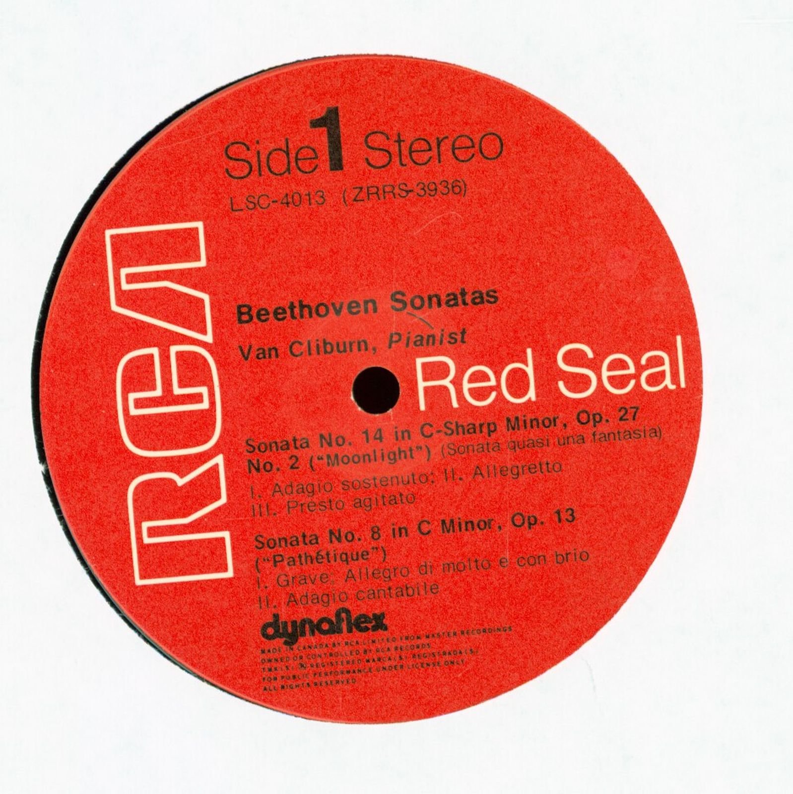 Ludwig Van Beethoven / Van Cliburn - Beethoven Sonatas (LP