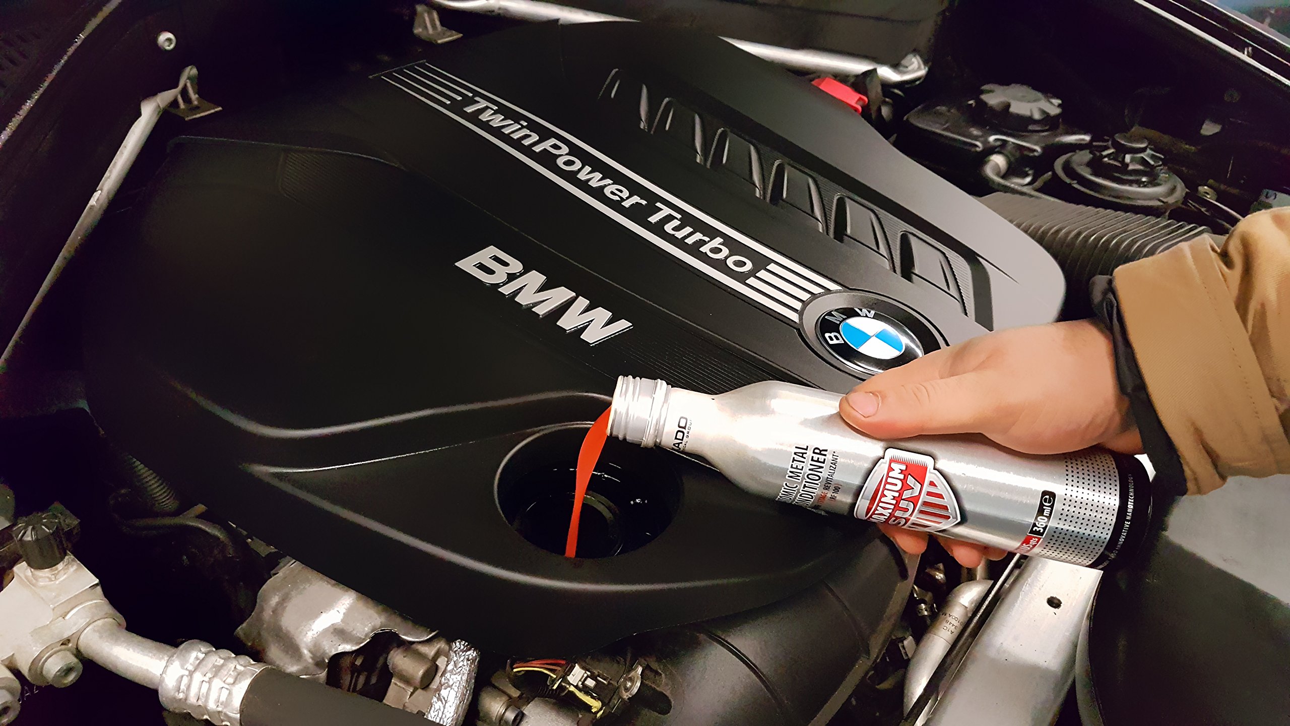 XADO Maximum SUV, aditivo para el aceite - protección para motor contra el desgaste - regenera , con aditivo Revitalizant® (para motores con más de 5L de aceite)