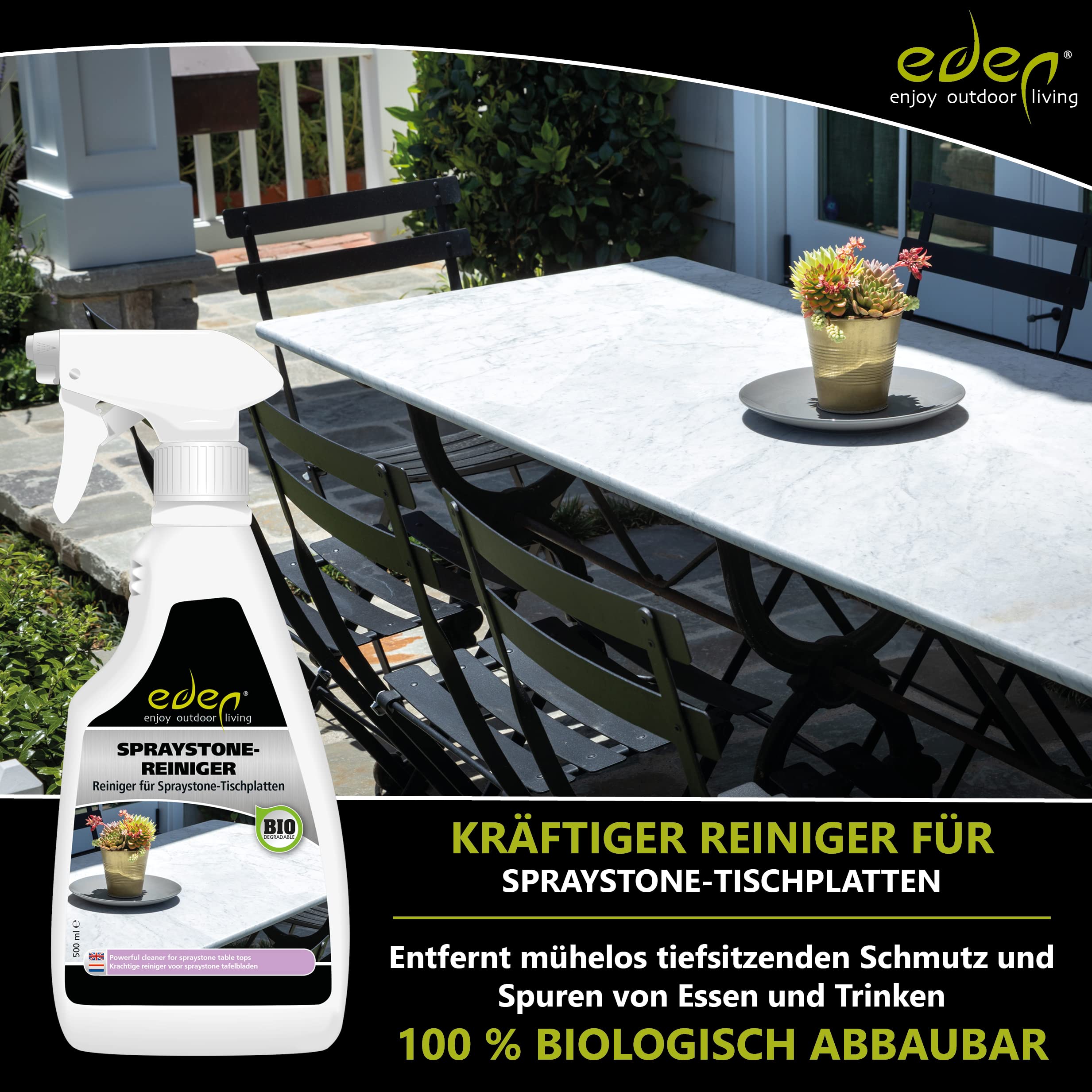 Eden Pflegekit für Spraystone-Tischplatten