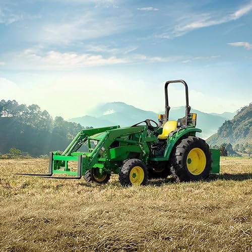 Miniatura 2 de HECASA Pallet Fork Frame Attachments Compatible with 200 300 400 500 Series John Deere Loaders Receiver Hitch Rated 3000 LB