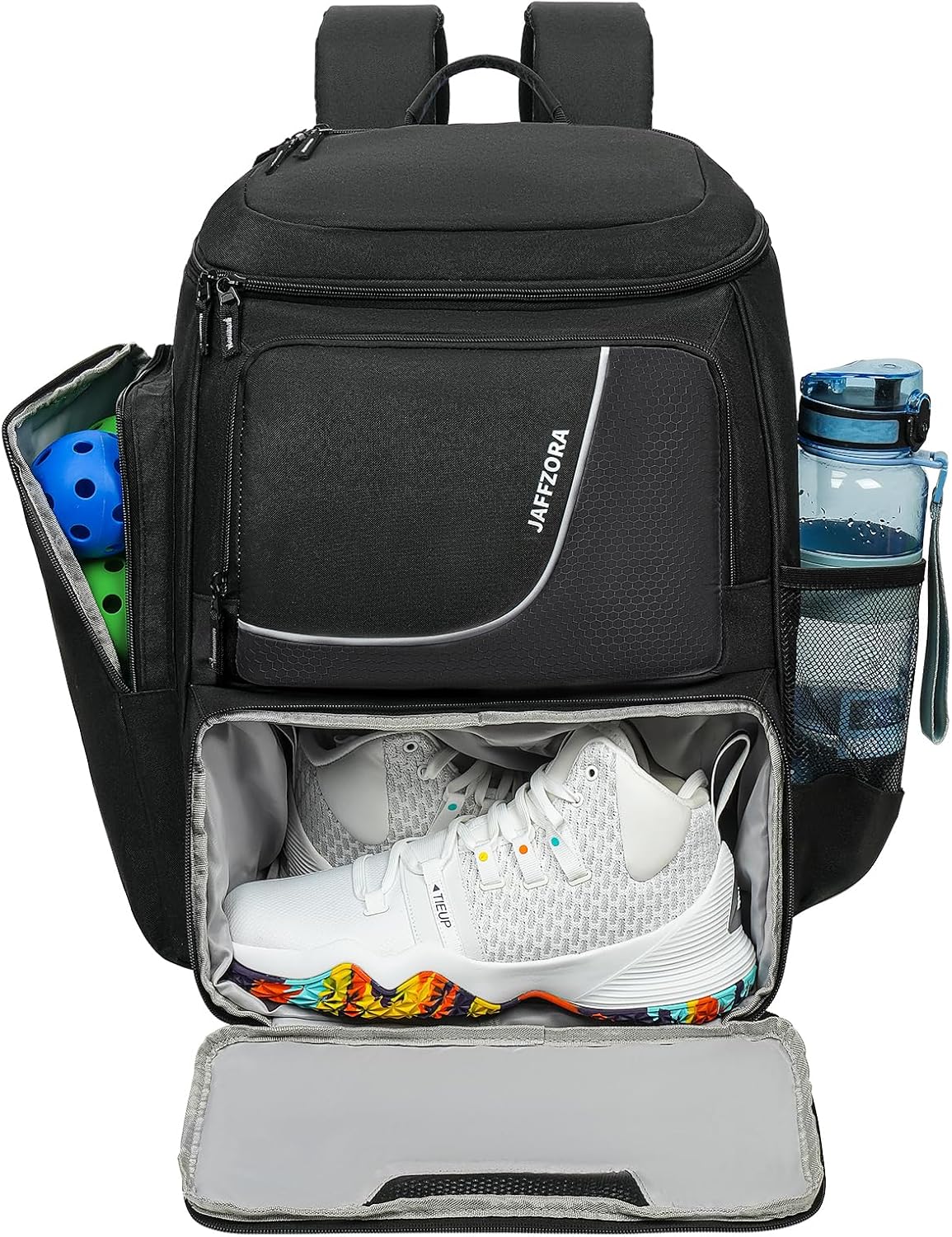 Pickleball Bag for Men and Women, Pickleball Backpack Fits 4 Paddles, Pickleball Equipment Bag with Shoe Compartment