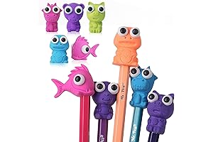 Mr. Pen Animal Pencil Toppers Erasers