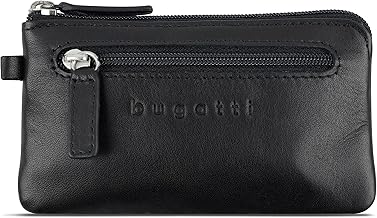 Bugatti Primo Leather Key Case 11 cm, Black, Keyring