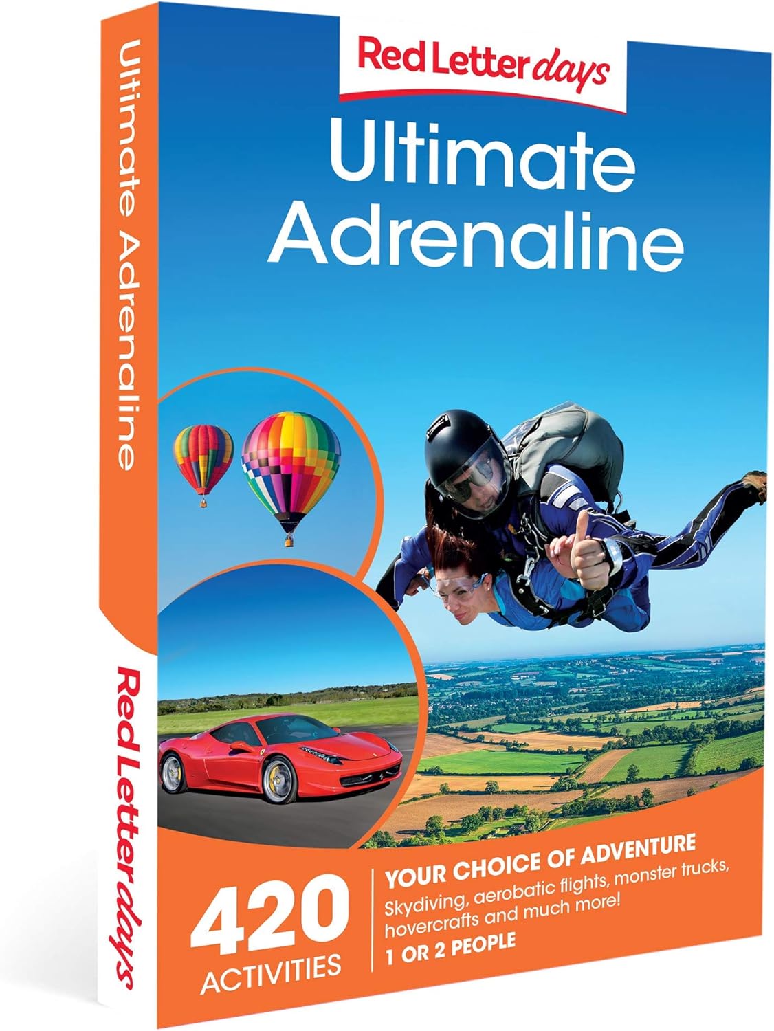 Red Letter Days Ultimate Adrenaline Gift Voucher 420 exciting gift