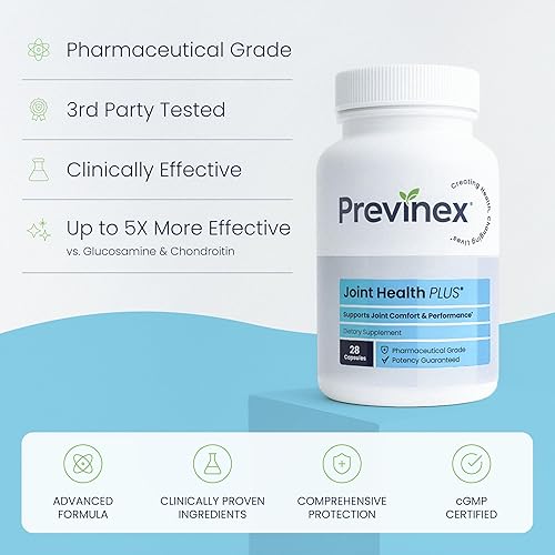 Miniatura 2 de Suplemento de apoyo articular con membrana natural de cáscara de huevo, condroitina de glucosamina, colágeno, ácido hialurónico y boswellia para la