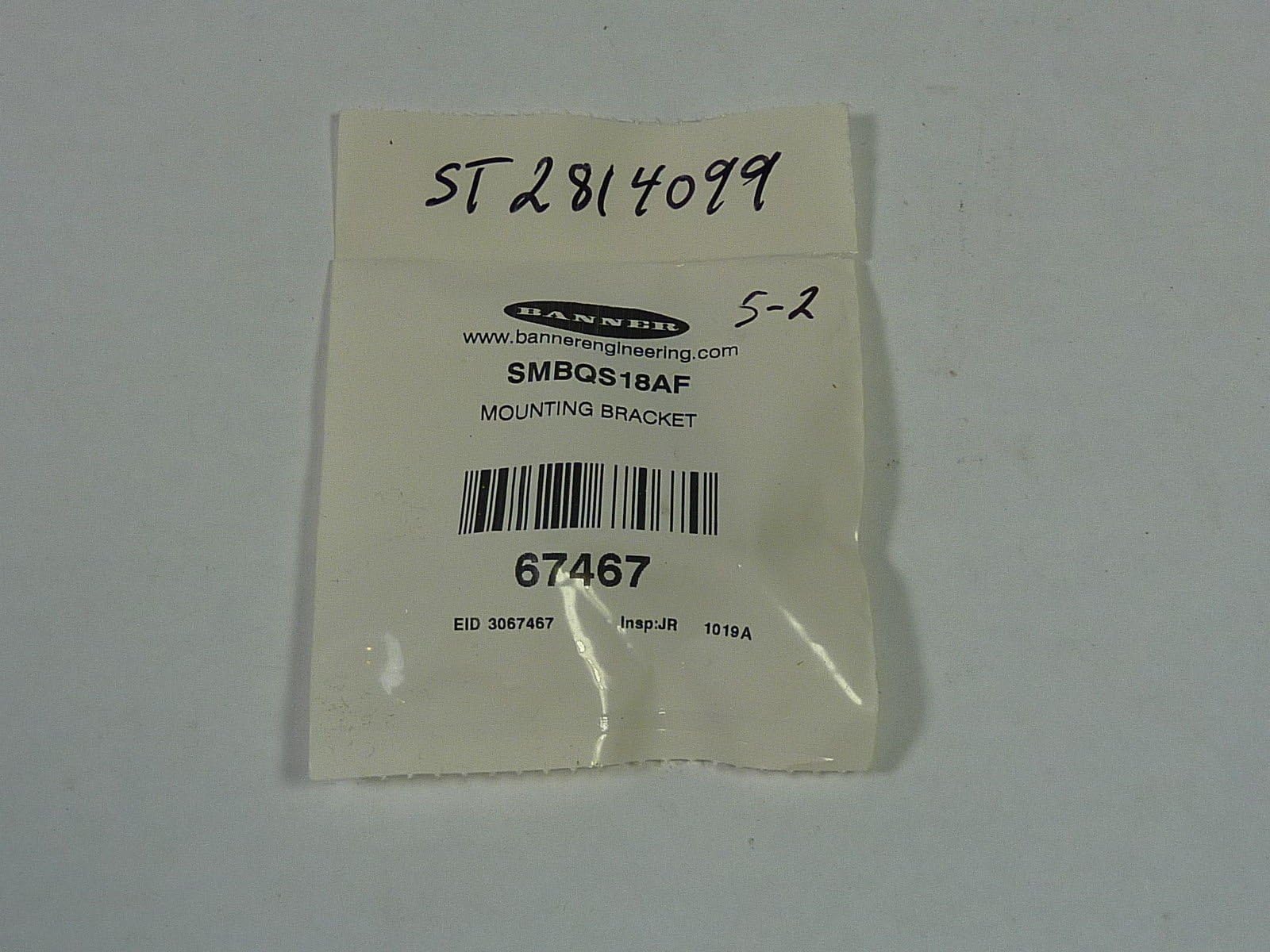 Banner 67467 SMBQS18AF Mounting Bracket