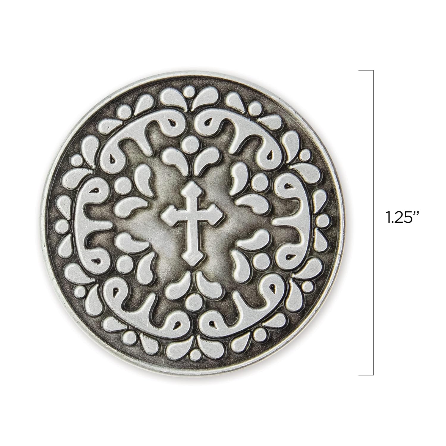 All Things Are Possible Love Expression Coin, Bulk Pack of 10 Gifts of Appreciation for Law Enforcement Police & Military, Keepsake Pocket Token of Prayer & Divine Protection for Men & Women, EDC Coin