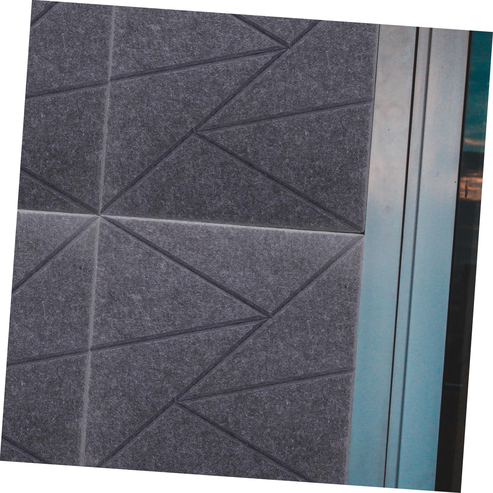 Panel Acústico Adhesivo para Pared, 6 Piezas de Poliéster | Apto para Interior Decor y Gaming Room, Efecto Moderno, Ayuda a Reducir Ruido E Interferencias