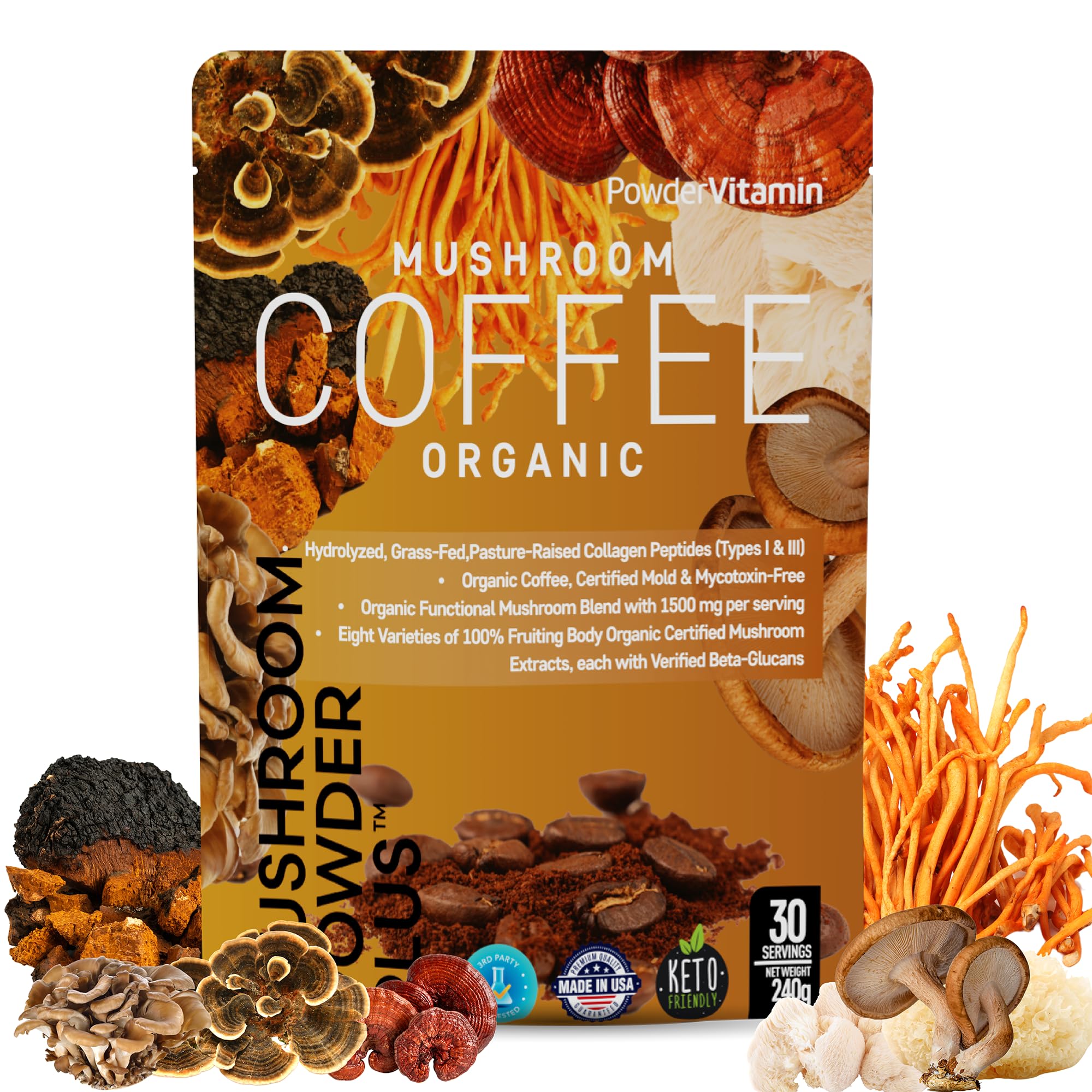 PowderVitamin Organic Mushroom Coffee