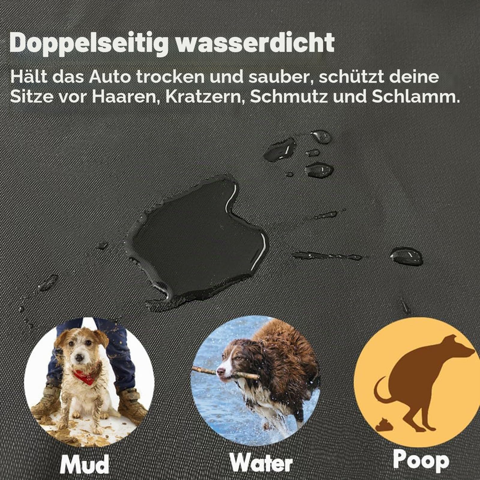 Kofferraummatten für Auto, für VW Tayron ab 2025 (7-Sitzer bei versenkter 3. Reihe) Anti-Rutsch wasserdichte Kratzfest Antifouling Haustiermatten Ladekantenschutz Matte