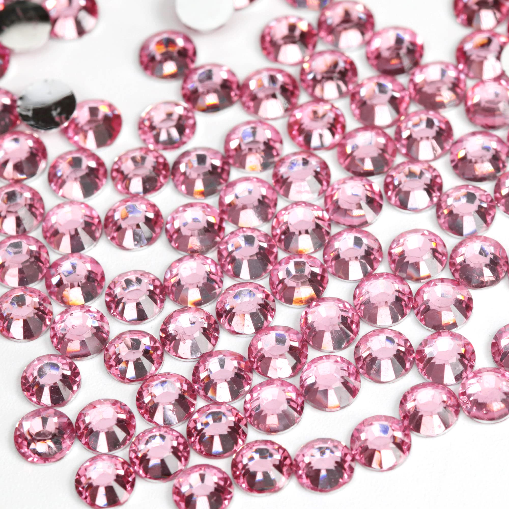 250pcs 6mm Flat Back Non-Stick Rhinestone Crystal Diamantes Nail Art & Craft Scrapbooking Embellishments 90 Available Colours (6mm, AB Clear #A13) — view 26