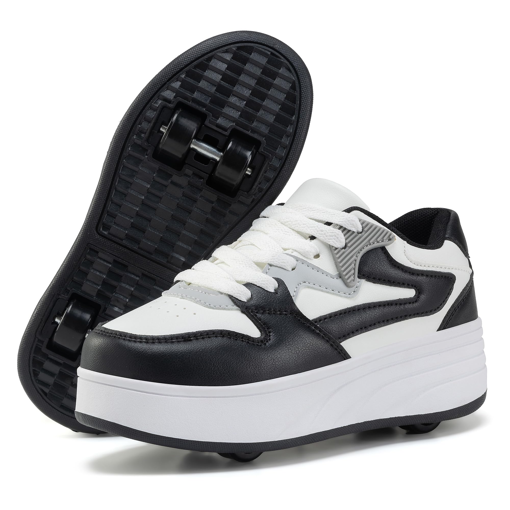 Scarpe da skate a rotelle per donne e ragazze, con ruote staccabili, adatte per Halloween, Natale, feste di compleanno